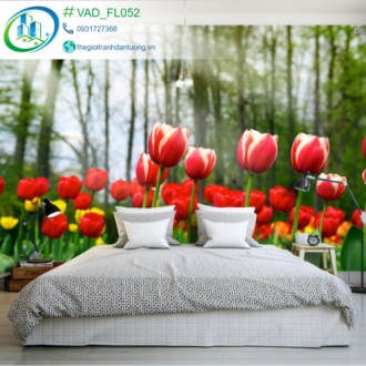 Tranh dán tường hoa tulip VAD_FL052