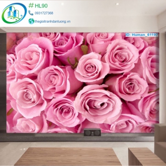 Tranh dán tường hoa hồng HL90