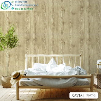 Giấy dán tường màu gỗ tự nhiên