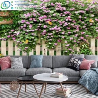Tranh dán tường tạo điểm nhấn