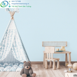 Giấy dán tường màu xanh dương